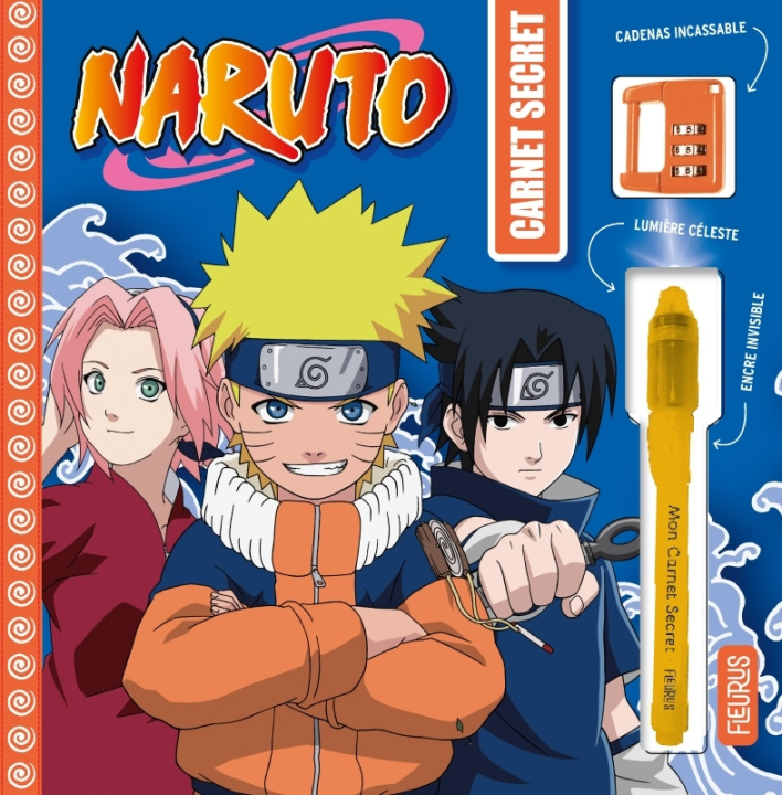 Knjiga Mon carnet secret   Naruto, Sakura, Sasuke 