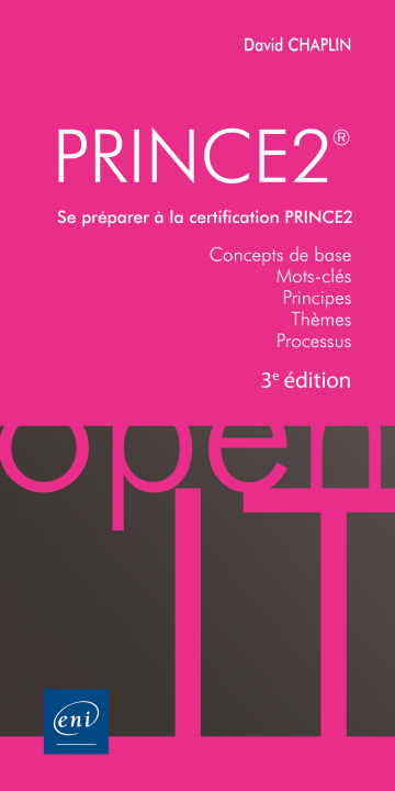 Carte PRINCE2  (3E EDITION) CHAPLIN