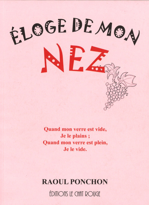 Kniha ELOGE DE MON NEZ PONCHON