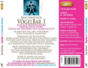 Audio VögelBar 3 | Erotik Audio Story | Erotisches Hörbuch MP3CD, Audio-CD, MP3 Kim Shatner