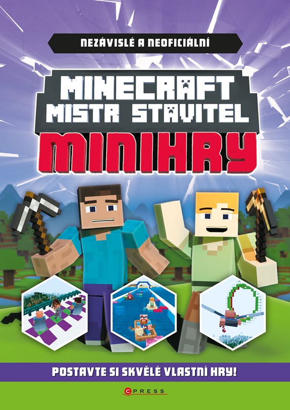 Kniha Minecraft Mistr stavitel Minihry 