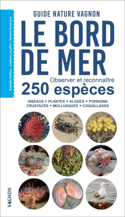 Kniha Guide nature Vagnon - Le bord de mer - Observer et reconnaître 250 espèces Nathalie Delliou