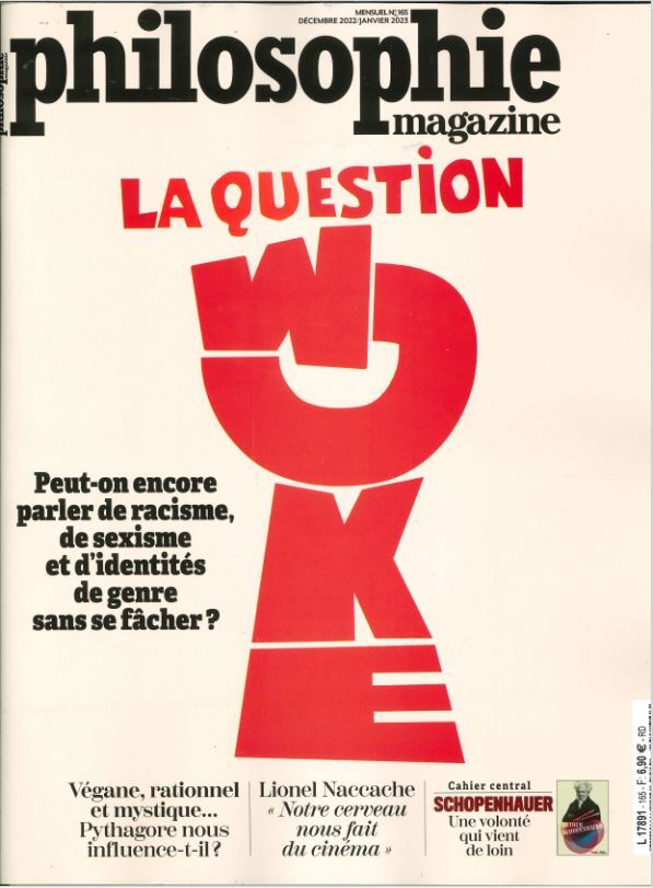 Carte Philosophie Magazine N°165 : La question woke - dec 2022 - janv 2023 