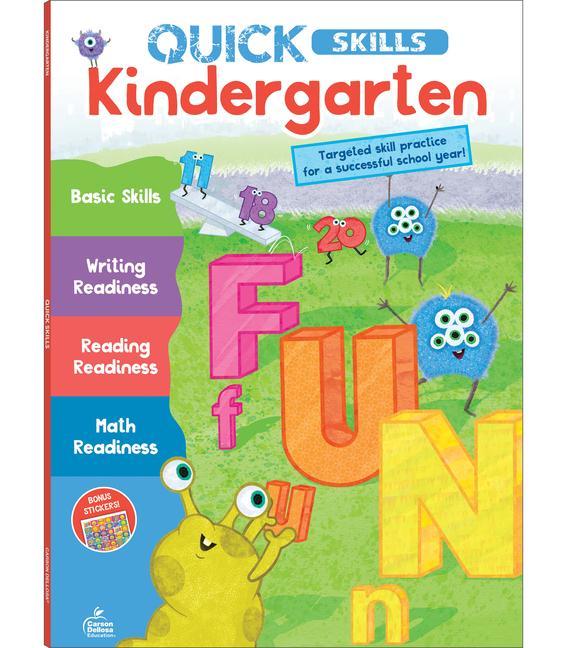 Kniha Quick Skills Kindergarten Workbook 