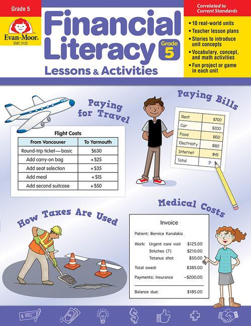 Carte Financial Literacy Lessons and Activities, Grade 5 - Teacher Resource 