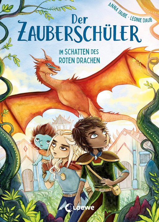Kniha Der Zauberschüler (Band 3) - Im Schatten des roten Drachen Loewe Erstlesebücher