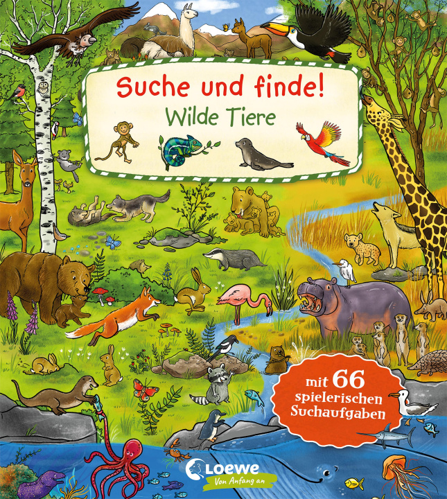 Kniha Suche und finde! - Wilde Tiere Diana Kohne