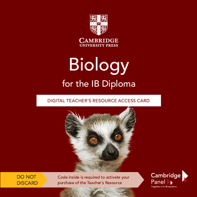 Книга Biology for the IB Diploma Digital Teacher's Resource Access Card Hélène Bonsall