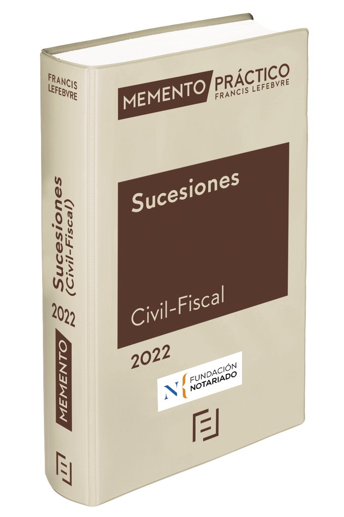 Книга Memento Sucesiones (Civil-Fiscal) 2022 LEFEBVRE-EL DERECHO