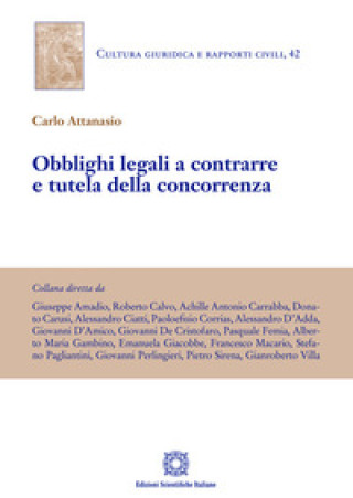Kniha Obblighi legali a contrarre e tutela della concorrenza Carlo Attanasio