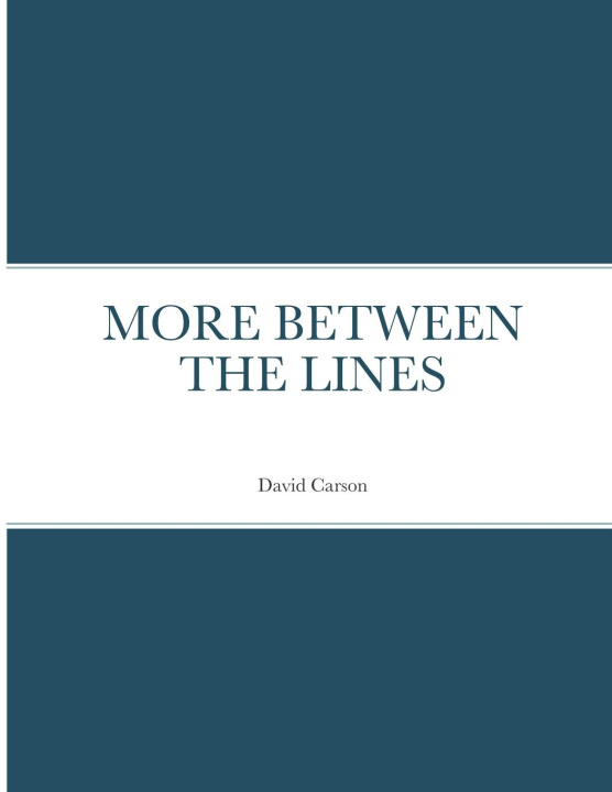 Knjiga MORE BETWEEN THE LINES David Carson