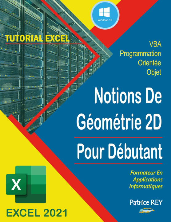 Книга Notions de geometrie 2d avec excel 2021 