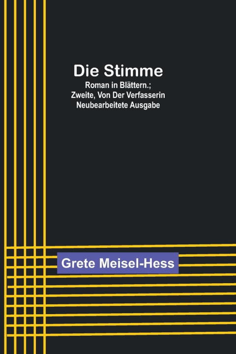 Buch Die Stimme Grete Meisel-Hess