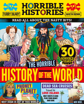 Könyv Horrible History of the World (newspaper edition) Terry Deary