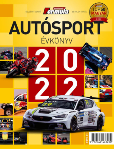 Kniha Autósport évkönyv 2022 Gellérfi Gergő