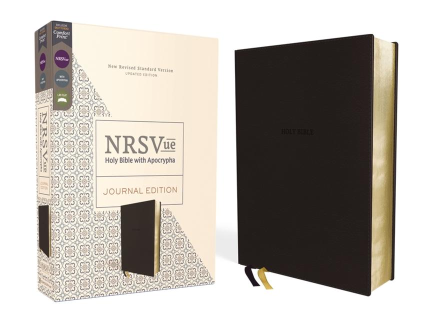 Carte Nrsvue, Holy Bible with Apocrypha, Journal Edition, Leathersoft, Black, Comfort Print 