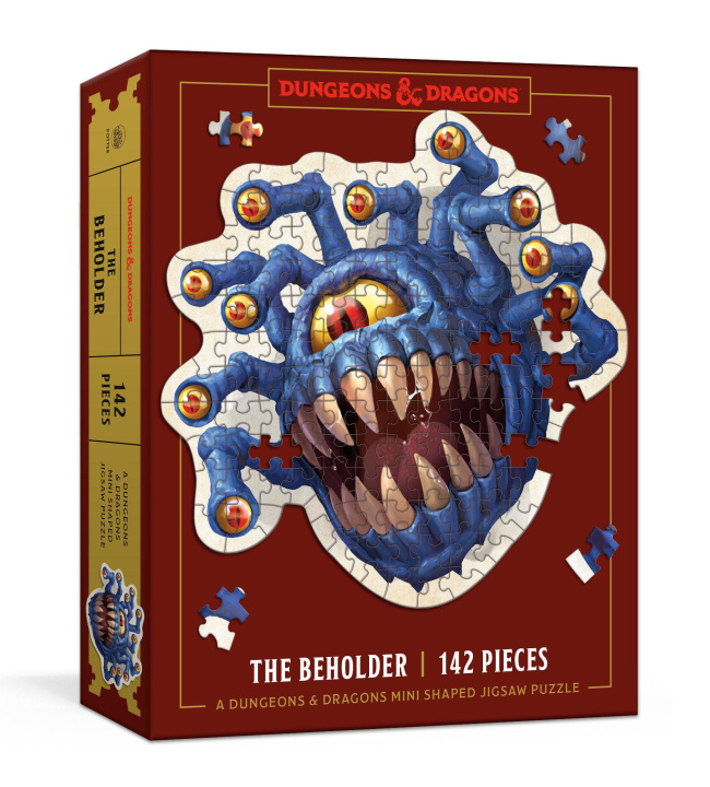 Játék Dungeons & Dragons Mini Shaped Jigsaw Puzzle: The Beholder Edition: 142-Piece Collectible Puzzle for All Ages 