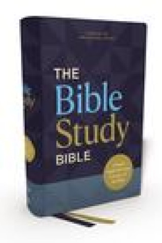 Knjiga Nkjv, the Bible Study Bible, Hardcover, Comfort Print: A Study Guide for Every Chapter of the Bible 