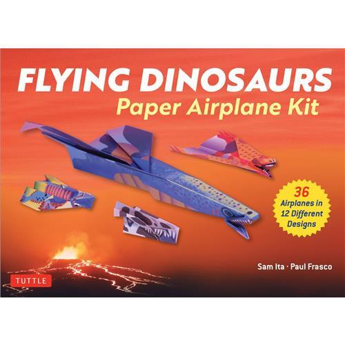 Hra/Hračka Flying Dinosaurs Paper Airplane Kit /anglais ITA SAM/FRASCO PAUL