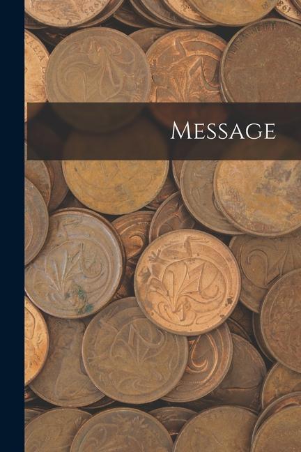 Knjiga Message Anonymous