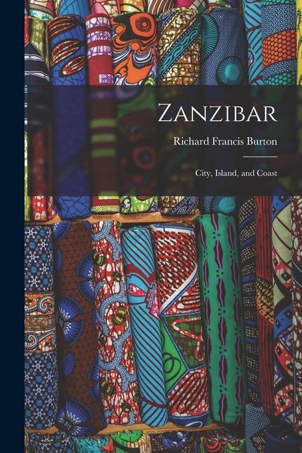Carte Zanzibar; City, Island, and Coast 
