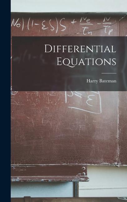 Knjiga Differential Equations Harry Bateman