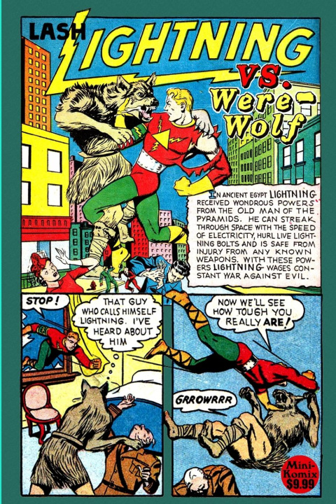 Knjiga Lash Lightning Vs. Were-Wolf Mini Komix