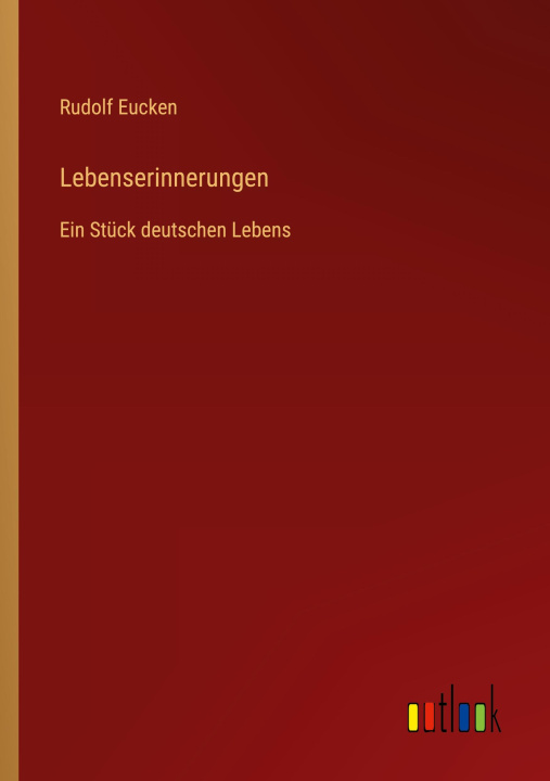 Knjiga Lebenserinnerungen Rudolf Eucken