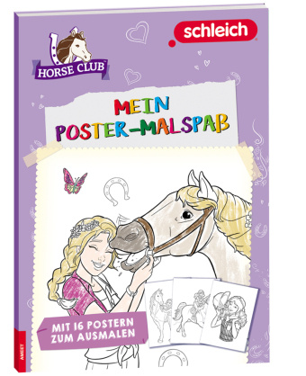 Książka SCHLEICH® Horse Club(TM) - Mein Poster-Malspaß 