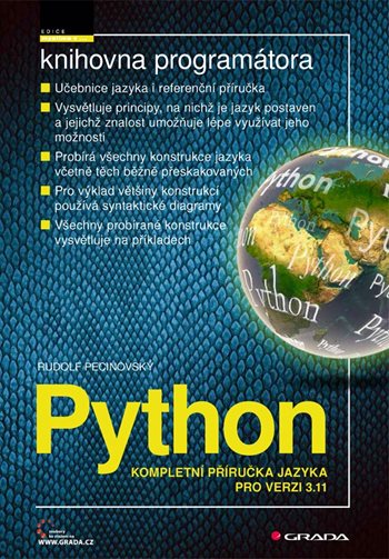 Kniha Python - Kompletní příručka jazyka pro verzi 3.11 Rudolf Pecinovský