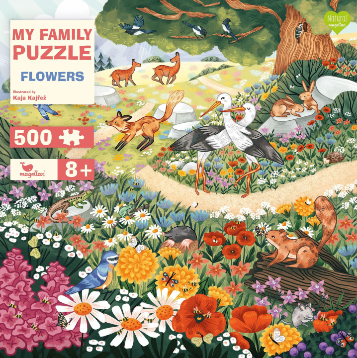 Joc / Jucărie My Family Puzzle - Flowers 