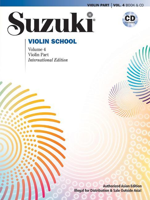 Książka Suzuki Violin School, Volume 4: Asian Edition, Book & CD Augustin Hadelich