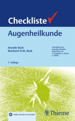 Kniha Checkliste Augenheilkunde Reinhard Burk