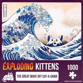 Joc / Jucărie Exploding Kittens Puzzle The Great Wave off Cat-A-Gawa 