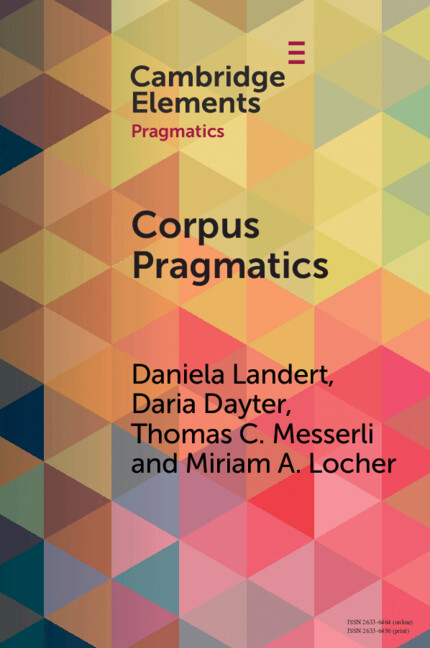 Livro Corpus Pragmatics Daniela Landert