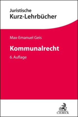 Buch Kommunalrecht Max-Emanuel Geis