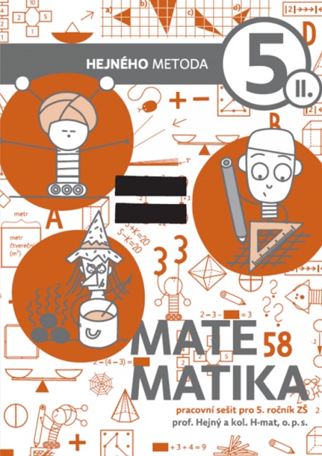 Knjiga Matematika 5. ročník - pracovný zošit 2. diel (tehlová) Hejný