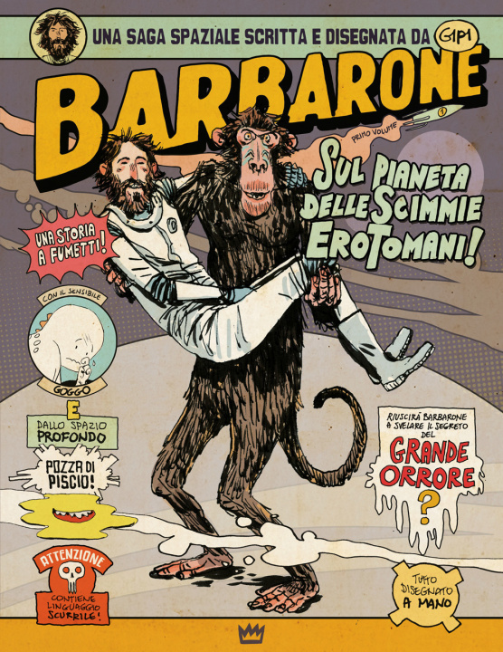 Kniha Barbarone sul pianeta delle scimmie erotomani Gipi