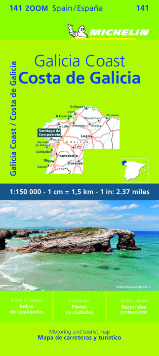 Tlačovina Costa de Galicia - Zoom Map 141 