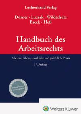 Книга Handbuch des Arbeitsrechts Klemens Maria Dörner