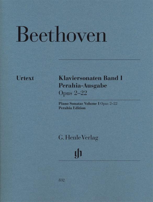 Könyv Beethoven, Ludwig van - Klaviersonaten, Band I, op. 2-22, Perahia-Ausgabe Murray Perahia