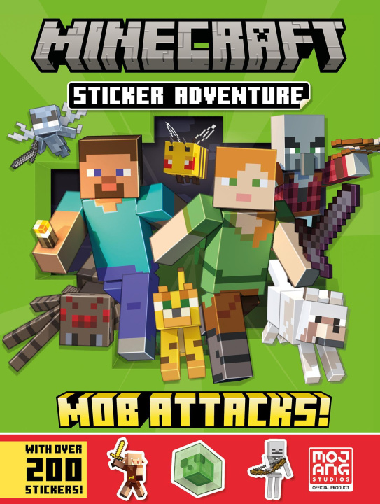 Könyv Minecraft Sticker Adventure: Mob Attacks! Mojang AB