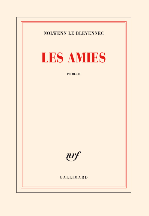 Kniha Les amies Le Blevennec
