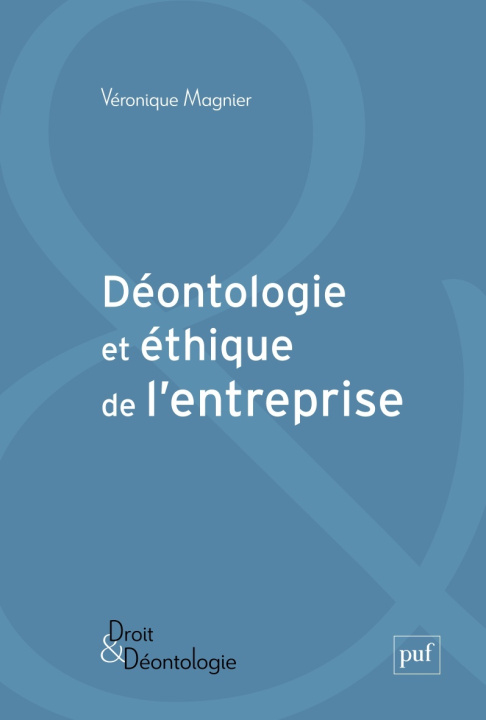 Kniha Déontologie et éthique de l'entreprise Magnier