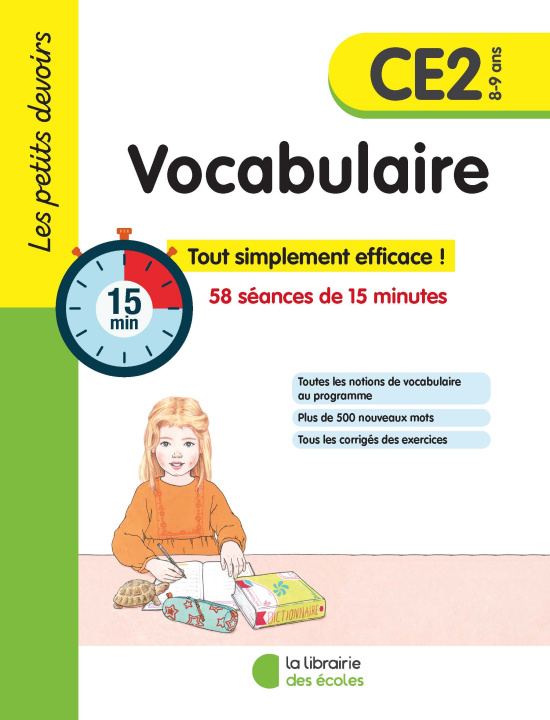 Carte Les petits devoirs - Vocabulaire CE2 