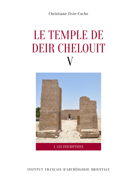 Carte Le temple de Deir Chelouit V Zivie-coche