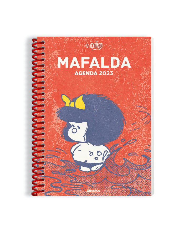 Könyv Mafalda 2023, Anillada Módulos Roja 