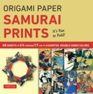 Naptár/Határidőnapló Origami Paper - Samurai Prints - Small 6 3/4" - 48 Sheets 