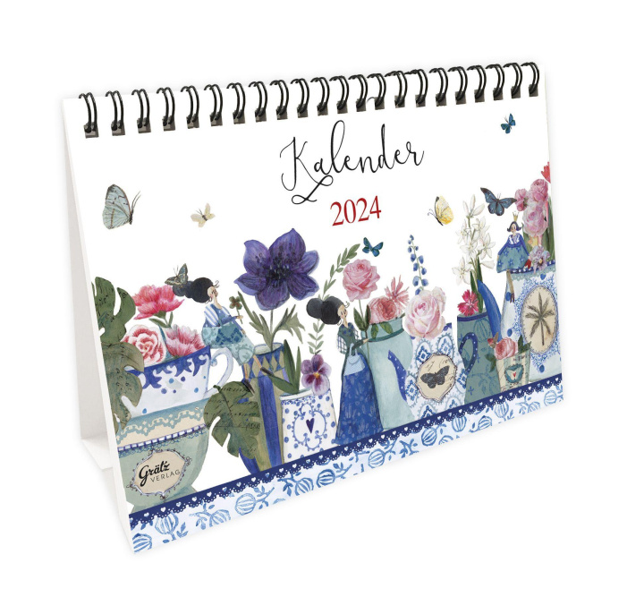 Calendar/Diary Tischkalender 2024 Silke Leffler