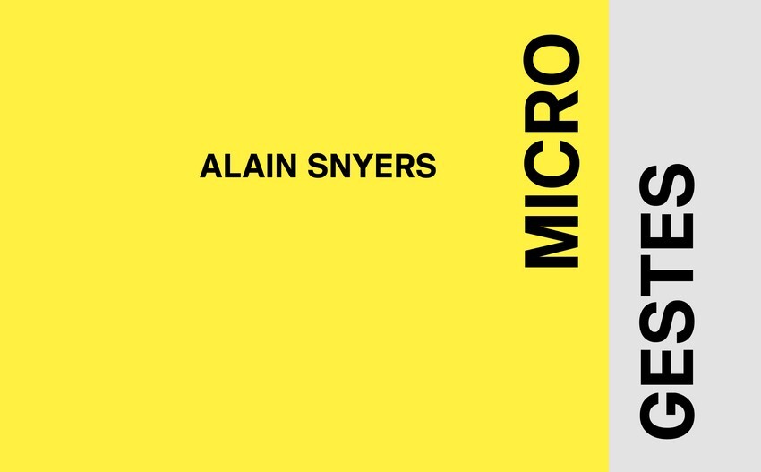 Knjiga Microgestes Snyers